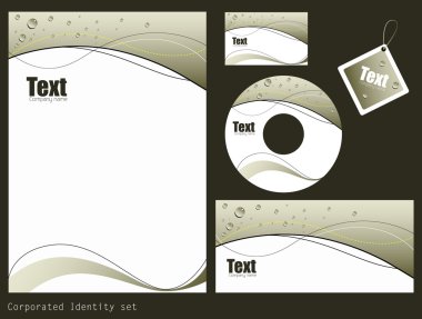 Corporate Identity Template. clipart