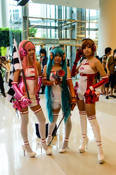 Bangkok - 26 août : Un cosplay d'anime japonais non identifié pose au Japon Festa à Bangkok 2012 le 26 août 2012 au Siam Paragon, Bangkok, Thaïlande . — Photo