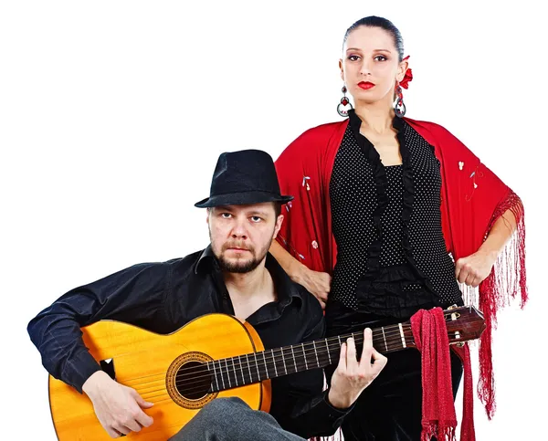 Coppia di flamenco — Foto Stock