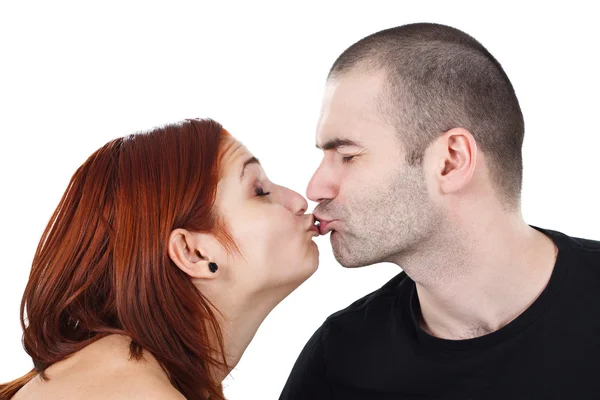 Śmieszne pocałunek — Zdjęcie stockowe