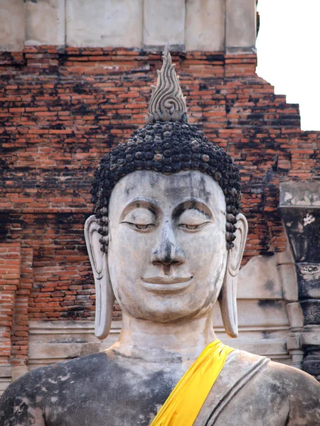Detail sochy velkého Buddhy — Stock fotografie