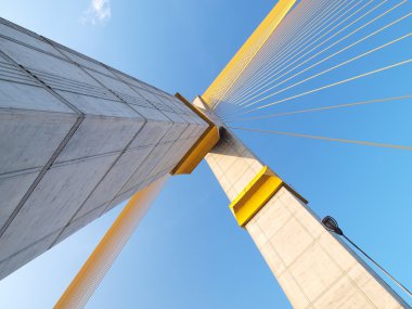 Mega sling brug, rama 8, in bangkok thailand