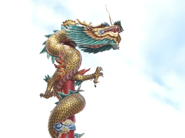 Κινέζικο στυλ άγαλμα δράκου — Φωτογραφία Αρχείου