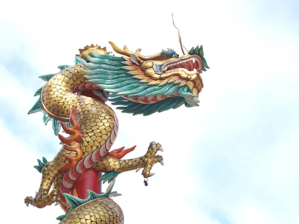 Κινέζικο στυλ άγαλμα δράκου — Φωτογραφία Αρχείου