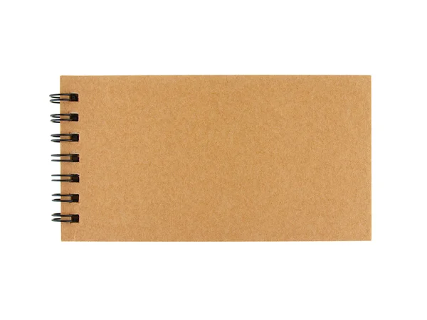 Lápiz aislado con cuaderno sobre fondo blanco — Foto de Stock