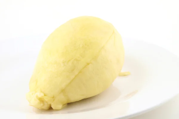 Stock image Close up of peeled durian flesh