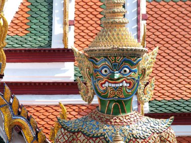 grand palace, bangkok Tayland Tayland şeytanı