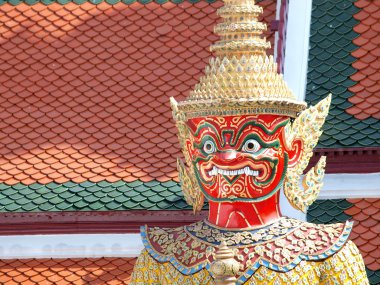 grand palace, bangkok Tayland Tayland şeytanı