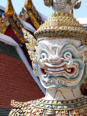 grand palace, bangkok Tayland Tayland şeytanı