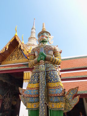 grand palace, bangkok Tayland Tayland şeytanı