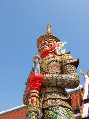 grand palace, bangkok Tayland Tayland şeytanı