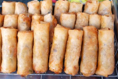 Thai food , Thai springrolls clipart