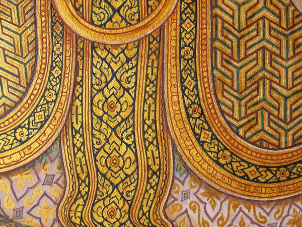Peinture murale et texture dans le temple Thaïlande. peinture sur — Photo