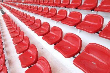 Tayland thep hasadin Stadyumu'nda kırmızı koltuk