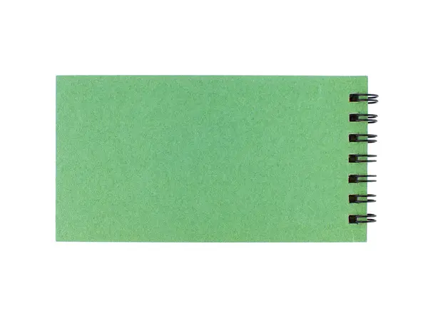Isolierter Bleistift mit Notizbuch auf weißem Hintergrund — Stockfoto