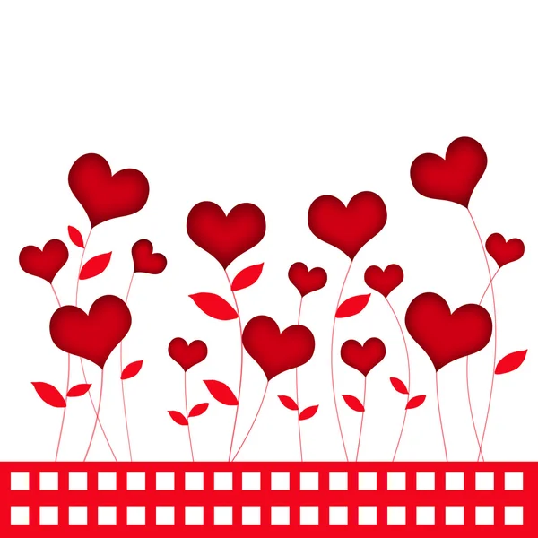 Valentijn bloem achtergrond voor dag van de Valentijnskaart — Stockfoto