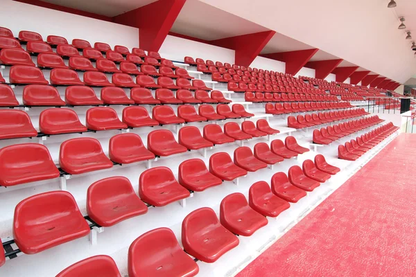 Röd plats vid thep hasadin stadium i thailand — Stockfoto