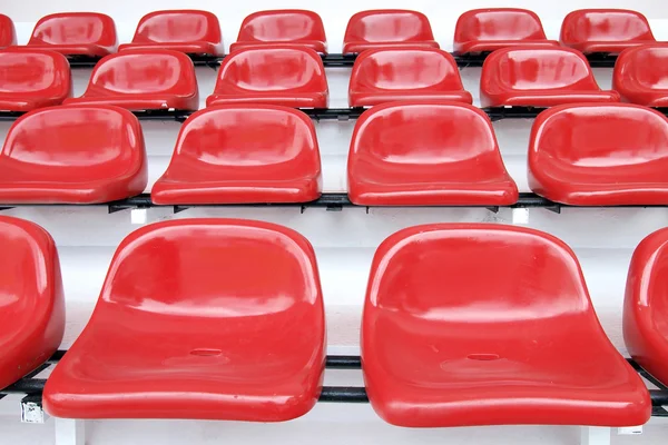 Assento vermelho no Estádio Thep Hasadin na Tailândia — Fotografia de Stock