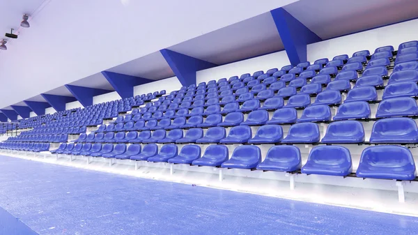 stock image Blue seat at Thep Hasadin Stadium in Thailand