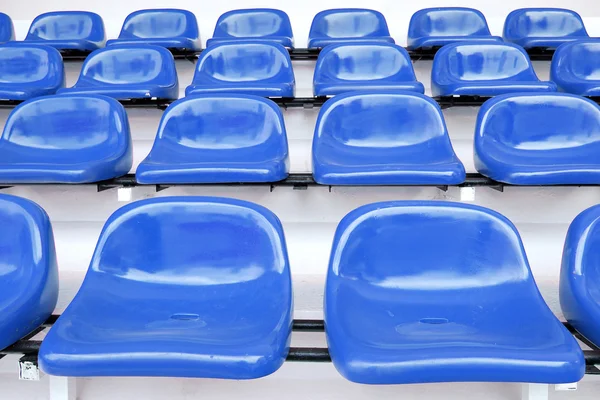 Modré sedadlo na stadionu hasadin thep v Thajsku — Stock fotografie