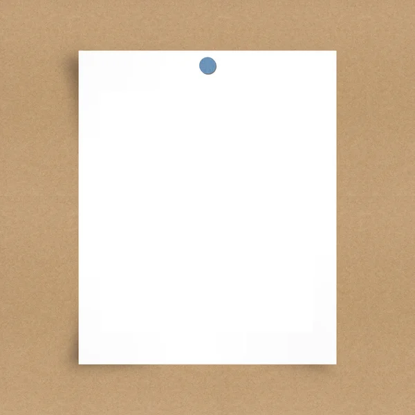 Blank note paper on board background — Stock Photo, Image