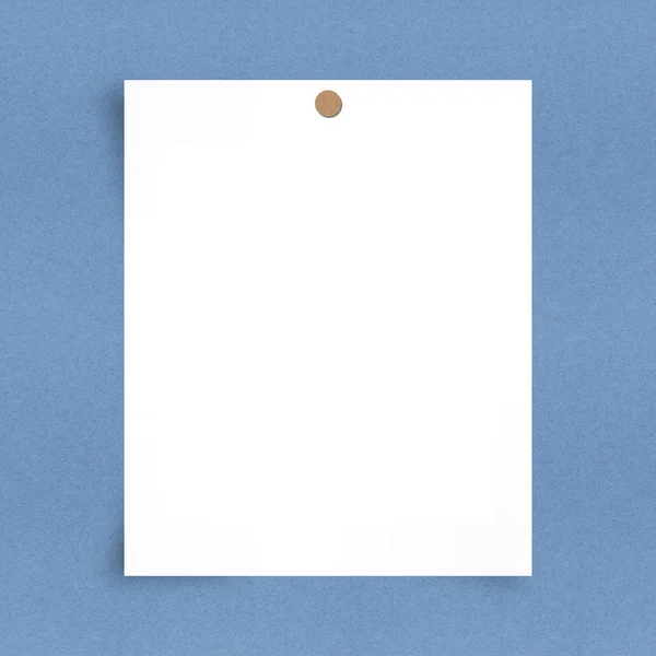 Blank note paper on board background — Stock Photo, Image