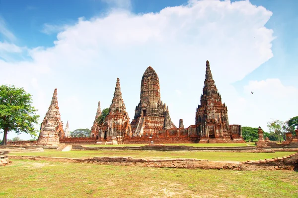 Wat Chaiwatthanaram, Ayutthaya, Tailândia — Fotografia de Stock