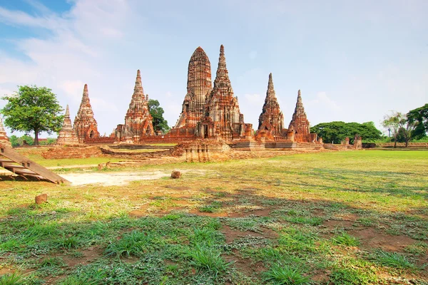 Wat Chaiwatthanaram, Ayutthaya, Tailandia —  Fotos de Stock