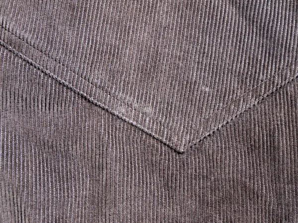 Textura de tecido corrugado marrom — Fotografia de Stock