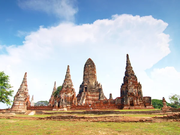 Wat Chai Watthanaram, Ayutthaya, thailand — Stockfoto