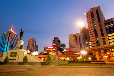 şehir merkezinde gece, bangkok, Tayland, thailand, Bangkok city