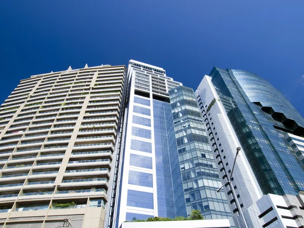 stock image Highrise modern building in Bangkok, Thailand.