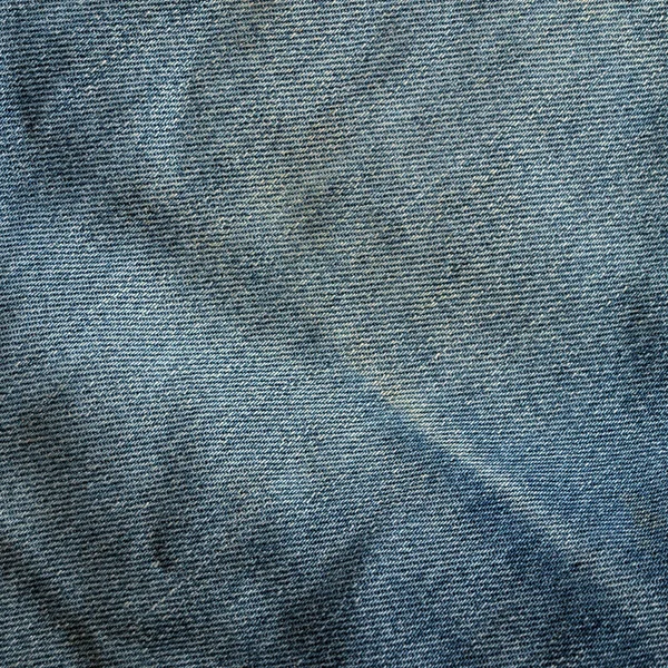 Blue denim jeans texture, background — Stock Photo, Image