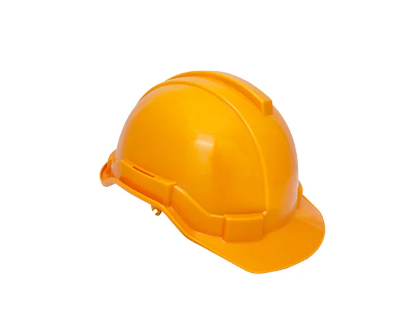 Orange Safety helmet isolated on white — Stock Photo, Image