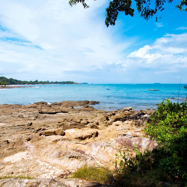 Тайська острова Кох Samed. Паля порід на пляжі — стокове фото