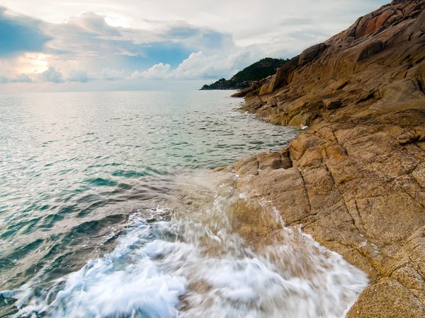 Stock image Thai island of Koh Samui. The rocks on the beach