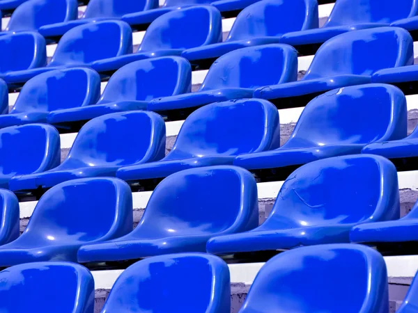 Modré míst na stadionu — Stock fotografie