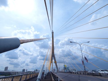 Mega sling brug, rama 8, in bangkok thailand