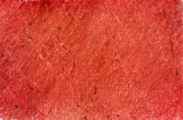 Målad på papper crayon röd bakgrund — Stockfoto