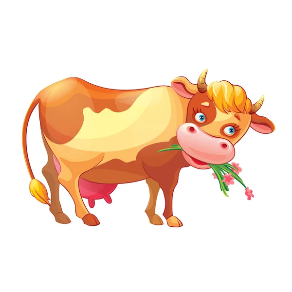 A vaca — Vetor de Stock