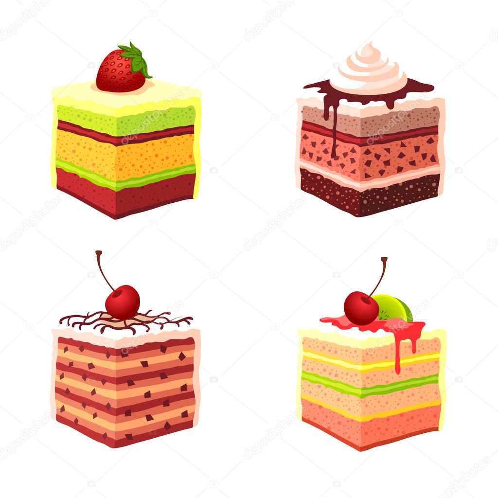 Pieces of cake