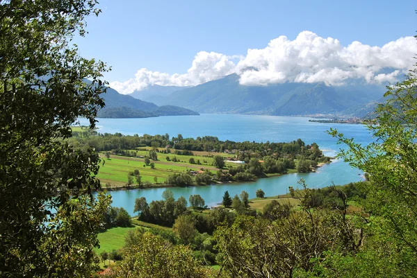 Lago superior de Como — Fotografia de Stock