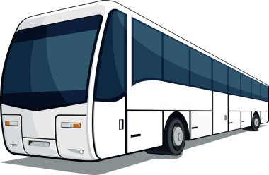 Bus travel clipart