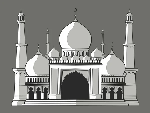 Masjid. — Vetor de Stock