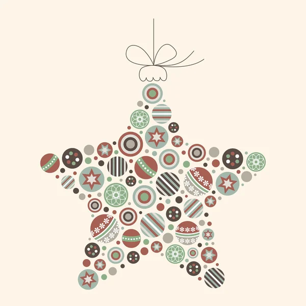 Анотація Різдвяна зірка — стоковий вектор