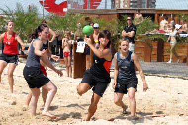 Beachhandball women clipart