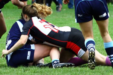 Rugby women clipart