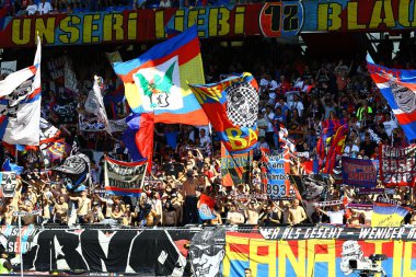 The fans of FC Basel clipart