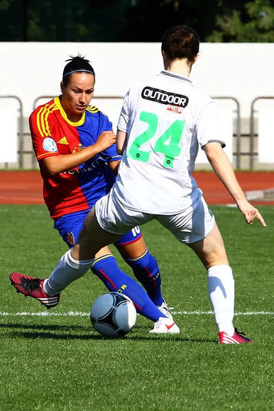 Piłka nożna kobiet — Zdjęcie stockowe