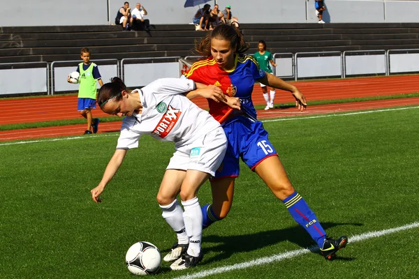 Donne calcio — Foto Stock
